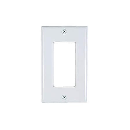 Allen Tel Designer Series Single Gang Faceplate, White AT60-1-15